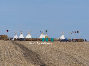 The Rosebud Sioux Tribe established a Spirit Camp in March 2014 along the proposed route of the Keystone XL pipeline. President Obama denied TransCanada’s application for a permit to allow construction to cross the Canadian border. The Rosebud Sioux Tribe will host a public celebration on Saturday, November 14 at the SGU Multipurpose building in Mission, SD. The event will begin at noon (CST). Photo by Vi Waln. 