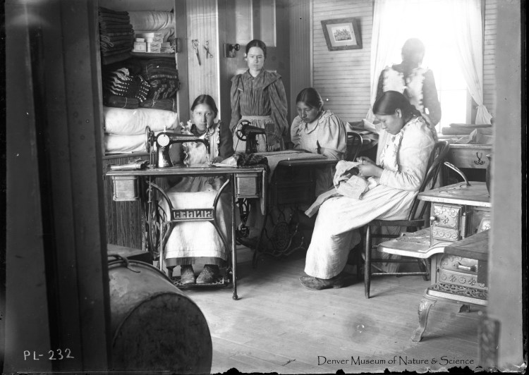 Sewing girls