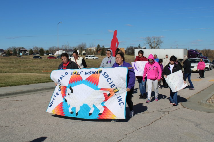Domestic Violence Awareness Walk on Rosebud 2