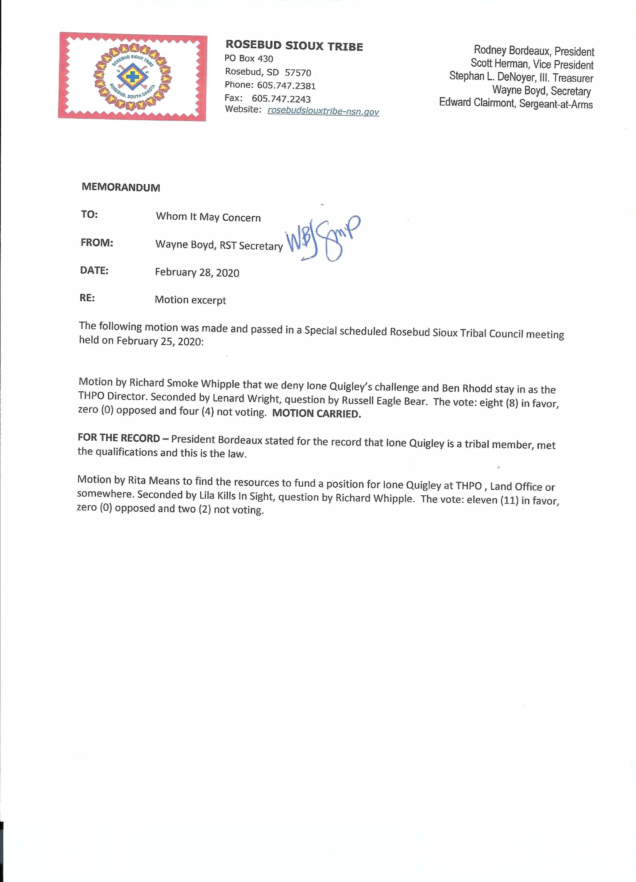 RSTC Motion Excerpt 02-25-2020